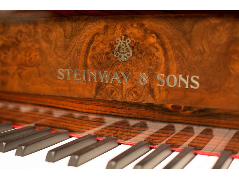 Custom Built Steinway & Sons Rococo Style Model “A” Grand Piano